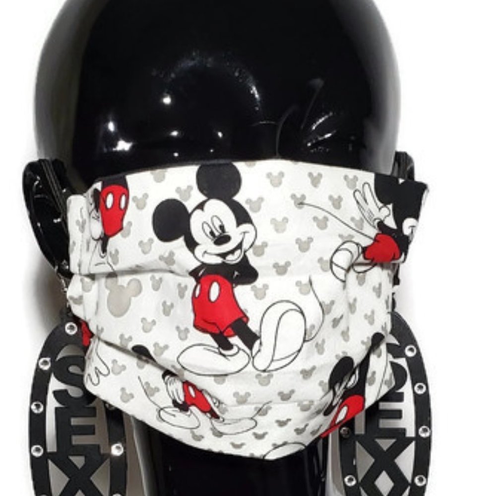 Mickey Handmade Cotton Face Mask.